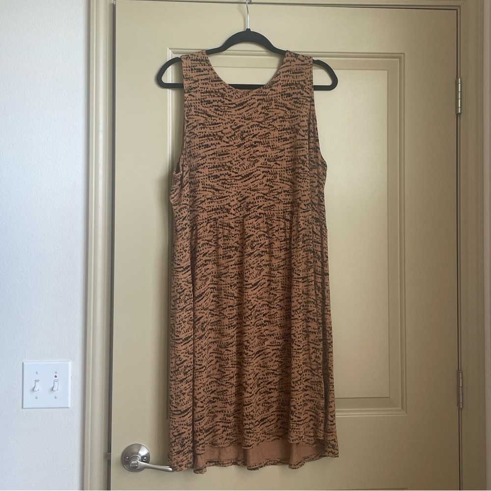 Leopard Print Flowy Dress